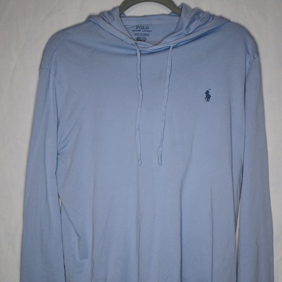 baby blue polo hoodie